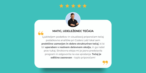 Mnenje udeleženca Matica